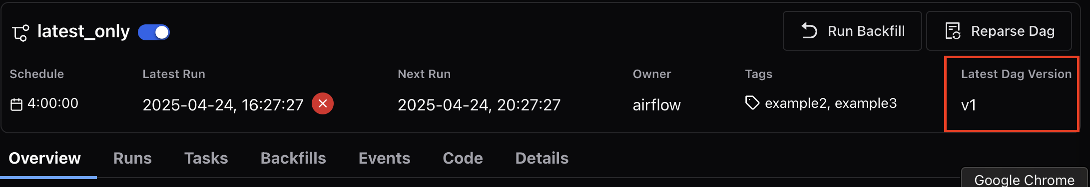 DAG Versioning
